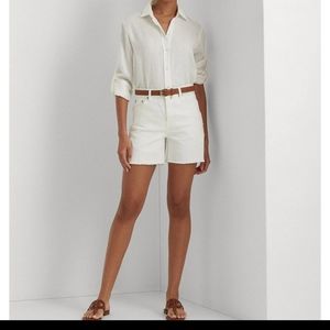 Ralph Lauren High Rise Denim Shorts